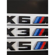 適用X6M原廠x3寶馬m車標貼x5寶馬X5M后車貼X3M尾標運動x6黑色標志