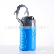 0.5 Gallon 1.9L American Outdoor Sports Water Bottle PU Insulation Sports Cooling Water Bottle Gym W