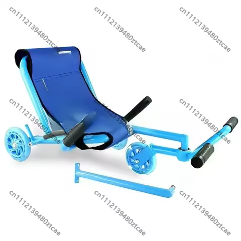 Foot Driven Swing Twist Car Durable Three Wheel Kids Wiggle Scooter Multifunctional Lying Sitting De