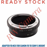 Canon FD-Nex FD Lens Adapter FL To sony E Mount A6000 Converter Adapter Lens