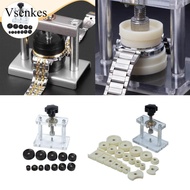 [Vsenkes] Watch Press Tool Set, with 12 Fitting Dies, Bezel Press Case Watch Opener Case