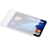 2Pcs PVC IC Card Cover License Card Cover Bank Card Cover Membership Card Cover Protector Case