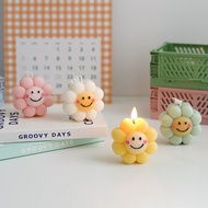 1PC Cute Sunflowers Aromatherapy Candles Wedding Gifts Home Decor Smokeless Scented Candle Soy Wax Birthday Party Candles