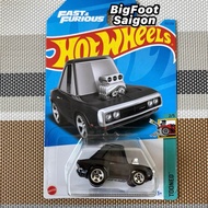 Hot Wheels mô hình 70 Dodge Charger (Tooned) (HKG57 Tooned 2023) chính hãng Mattel