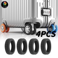 4pcs Silicone Suitcase Wheel Protector Over Protector Luggage Trolley Wheel Protector Rubber Wheel R