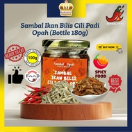 Original Sambal Opah Sambal Ikan Bilis Cili Padi Opah Bottle Balang Ready To Eat Food By Masmira