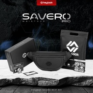 (Exclusive) - Waist Bag SAVERO Tas Selempang Cowok Waterproof Sling Bag Kulit Anti Air Waistbag Cros