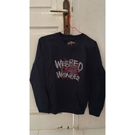 CREWNECK SWEATER SPIDER WEB DARK NAVY PRELOVED