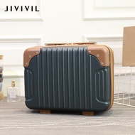 JIVIVIL กระเป๋าเดินทาง กระเป๋าเครื่องสำอาง กระเป๋าลาก กระเป๋าขนาด14นิ้ว กระเป๋าแฟชั่นสไตล์เกาหลี