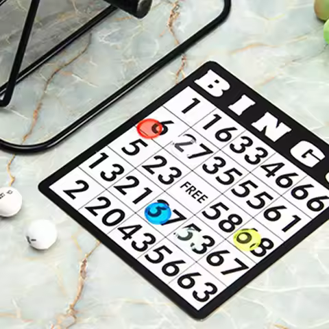 Leisure Game 6 Inch Bingo Machine Manual Operated Hand Crank Lottery Draw Machine 75 Balls Portable