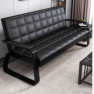 Modern Iron Combination Office Meeting Sofa Business Three-Person Craft Reception Sofa Office Coffee