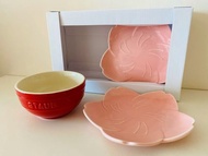 樱花碟 + Staub碗