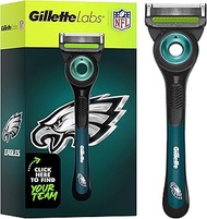 Gillette Labs Special NFL Eagles Edition Shaving Razor for Men - 1 Handle, 1 Blade Refill, Perfect f