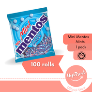 Mini Mentos Roll Candy Sweets Rainbow / Mix Fruits /Mint - 100 Rolls by Hepi Treat