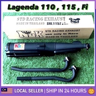 NLK Exhaust SRL115 FI / SRL115Z / SRL115ZR LAGENDA FI STANDARD RACING EKZOS EXZOS SRL115Fi SRL115 LA
