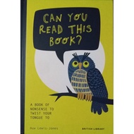 Can You Read This Book? by Huw Lewis-Jones 78S D