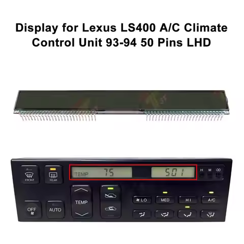 Dashboard Display for Lexus LS400 A/C Climate Control Unit 93-94 50 Pins LHD