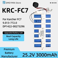 25.2V 2850mAh Battery，Compatible for Karcher FC7 Dust Extractor Replaces 9.013-772.0 DP1422-00273296