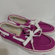 ［二手］Vans紫紅懶人帆船鞋  US6.5