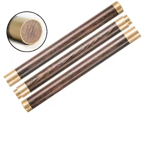 Martial Arts Wood Stick Kung Fu Training Stick Wu Shu Rod Equipment Weapen Durable Copper Cap Chicke