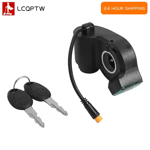 Thumb Throttle Lgnition Lock Key for Kugoo M4 for Xiaomi M365 E-Scooter /E-Bike Voltmeter Digital Vo