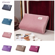 ELMER Latex Pillowcase, 30x50cm Waterproof Memory Pillow Case, Comfortable Soft Cotton Solid Color Pillow Cover Household