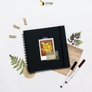 Sổ dán ảnh - Scrapbook 20x20cm 50 trang giấy mỹ thuật cao cấp dày 250gsm - STHM stationery