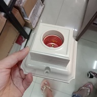 E27 square ceiling lamp fitting