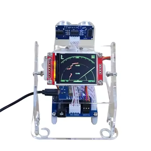 Acrylic Mini Radar Robot With TFT Small/Big Screen to Ultrasonic Radar For Arduino Robot for ESP8266