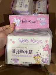 Hello Kitty濕式衛生紙40抽*15包