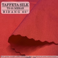 Taffeta Silk Fabric Kain Pasang Plain Bidang 60