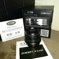 7Artisans 25mm 50mm f1.8 Lens for Fujifilm x-7 fuji Manual artist focus