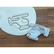 Helicopter shaped cookie cutter, Peppa Pig cookie cutter, cute animal bowl cutter plastic mold