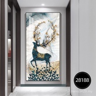 Entrance Meaning Background Wall Corridor Wall Painting Fantasy Aisle Modern Light Luxury Decorative