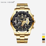 TRILLION ID Jam Tangan Pria Stainless Steel Tahan Air - Jam Tangan Pria Bisnis Keren VAVA08 - Jam Ta