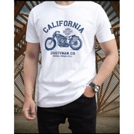 BAJU T-SHIRT CALIFORNIA MOTOR DUSTYMAN PREMIUM QUALITY 100% COTTON