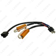 50W 6 Euro H4 LED Light Fault Decoder LED Dual Resistance Decoding Line H4 Bulb Fault Eliminator #