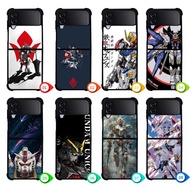 Custom Case for Samsung Z Fold 7 6 5 4 3, Z Flip 7 6 5 4 3 SE GUNDAM BARBATOS NA0030