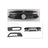 Qirun Front Bumper grill radiator grille for Volkswagen vw passat b8 2016-18 fog lamp cover для авто