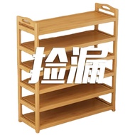 HY-16💞Shoe Rack Household Bamboo Multi-Layer Shoe Rack Simple Door Economical Shoe Cabinet Solid Wood Space-Saving Stora