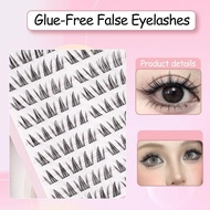 3d Eyelashes, Self-adhesive Cluster False Eyelashes With Glue-free, Eye Enlargement, Long Y4m9