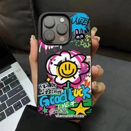 Casing iPhone 11 12 13 14 15 16 17 Pro Max Happy Sunflower Case For iPhone 11 12 13 14 15pm 14PM 16P
