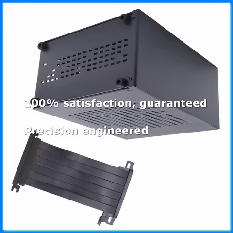 A07 Mini ITX Computer Case Chassis HTPC Host Case USB3.0 ITX Enclosure with Graphics Card Extension 