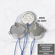 Synchronous Motor Synchronous Swing/ 2.5/3 RPM Fan - 2.5 Synchronous Dynamo 3 RPM/