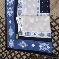 Soutfits Hijab Jumbo Syari Motif Etnik Maya Series Scarf - Jilbab Segi Empat Bahan Katun Voal Twist