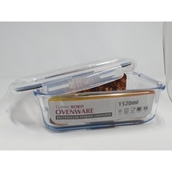 [READY STOCK] Gorme Boro Ovenware Glassware 1520ML 1.52L Rectangular Storage Container Malaysia Mura
