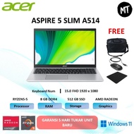 Laptop Acer Aspire 5 AMD Ryzen 5 Ram 16GB Full HD Windows 11 Backlit