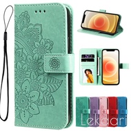 Leather Embossed Flip Case For Infinix Hot 11 11S 11T NFC 10 Play Lite 10S 10T 9 X6812B X689 X689D X