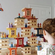 Wooden Building Blocks of Sticks for kids