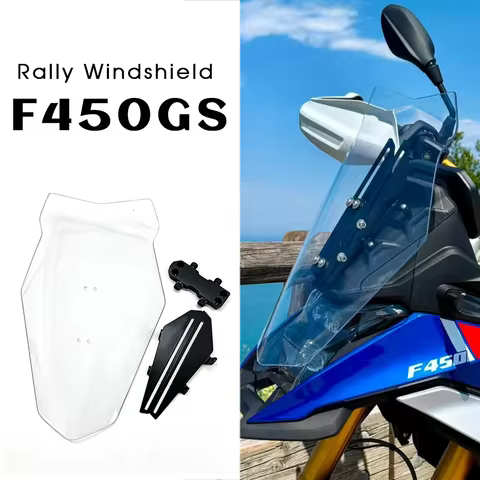 F450GS Motorcycle Rally Windshield For BMW GS450 F 450GS Windscreen Wind Deflector Screen F450GS Hea